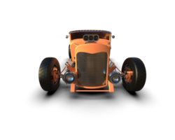 Muscle car isolated on background. 3d rendering - illustration png