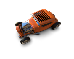 Muscle car isolated on background. 3d rendering - illustration png