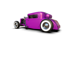 Muscle car isolated on background. 3d rendering - illustration png