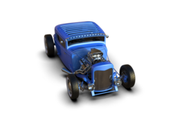 Muscle car isolated on background. 3d rendering - illustration png