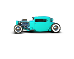 Muscle car isolated on background. 3d rendering - illustration png