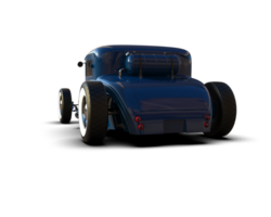 Muscle car isolated on background. 3d rendering - illustration png