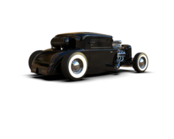 Muscle car isolated on background. 3d rendering - illustration png