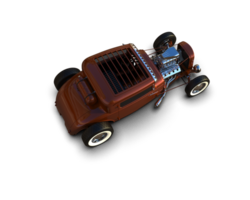 Muscle car isolated on background. 3d rendering - illustration png