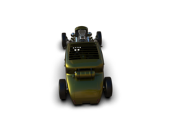 Muscle car isolated on background. 3d rendering - illustration png