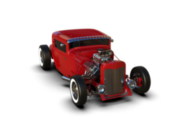 Muscle car isolated on background. 3d rendering - illustration png