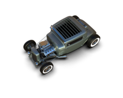 Muscle car isolated on background. 3d rendering - illustration png