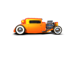 Muscle car isolated on background. 3d rendering - illustration png