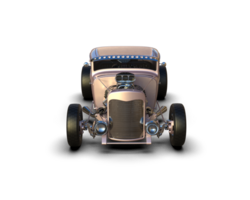 Muscle car isolated on background. 3d rendering - illustration png