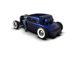 Muscle car isolated on background. 3d rendering - illustration png