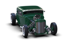Muscle car isolated on background. 3d rendering - illustration png