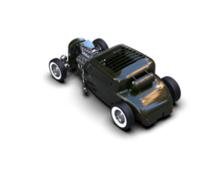 Muscle car isolated on background. 3d rendering - illustration png