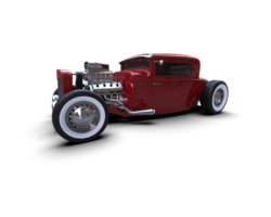 Muscle car isolated on background. 3d rendering - illustration png