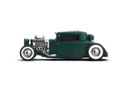 Muscle car isolated on background. 3d rendering - illustration png