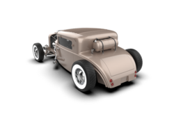 Muscle car isolated on background. 3d rendering - illustration png