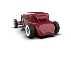 Muscle car isolated on background. 3d rendering - illustration png