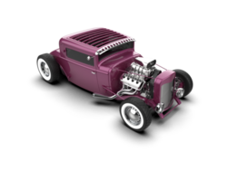 Muscle car isolated on background. 3d rendering - illustration png