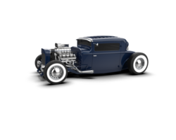 Muscle car isolated on background. 3d rendering - illustration png