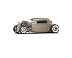 Muscle car isolated on background. 3d rendering - illustration png