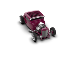 Muscle car isolated on background. 3d rendering - illustration png