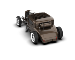 Muscle car isolated on background. 3d rendering - illustration png