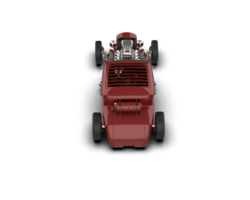 Muscle car isolated on background. 3d rendering - illustration png