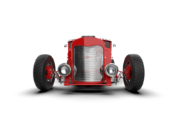 Muscle car isolated on background. 3d rendering - illustration png