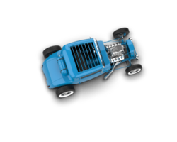 Muscle car isolated on background. 3d rendering - illustration png