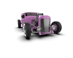 Muscle car isolated on background. 3d rendering - illustration png