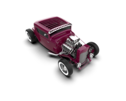 Muscle car isolated on background. 3d rendering - illustration png
