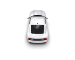 Muscle car isolated on background. 3d rendering - illustration png