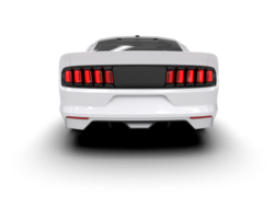 Muscle car isolated on background. 3d rendering - illustration png