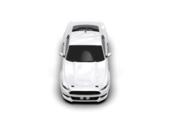 Muscle car isolated on background. 3d rendering - illustration png