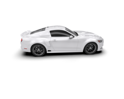 Muscle car isolated on background. 3d rendering - illustration png