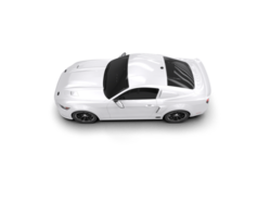 Muscle car isolated on background. 3d rendering - illustration png
