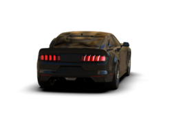 Muscle car isolated on background. 3d rendering - illustration png