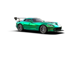 Muscle car isolated on background. 3d rendering - illustration png