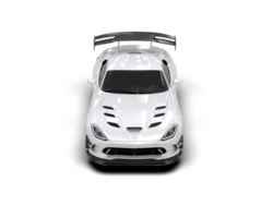 Muscle car isolated on background. 3d rendering - illustration png