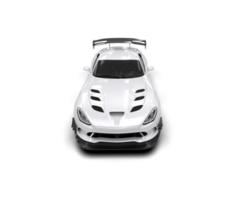Muscle car isolated on background. 3d rendering - illustration png