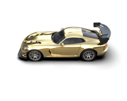 Muscle car isolated on background. 3d rendering - illustration png