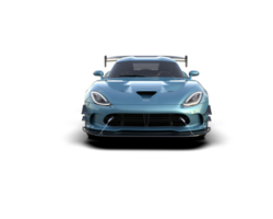 Muscle car isolated on background. 3d rendering - illustration png
