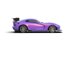 Muscle car isolated on background. 3d rendering - illustration png