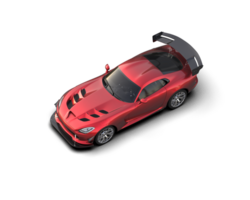 Muscle car isolated on background. 3d rendering - illustration png
