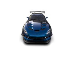 Muscle car isolated on background. 3d rendering - illustration png