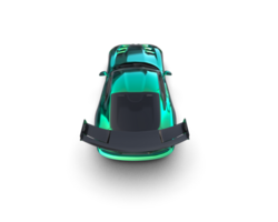 Muscle car isolated on background. 3d rendering - illustration png