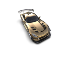 Muscle car isolated on background. 3d rendering - illustration png