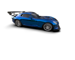 Muscle car isolated on background. 3d rendering - illustration png