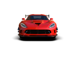 Muscle car isolated on background. 3d rendering - illustration png