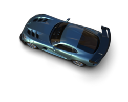 Muscle car isolated on background. 3d rendering - illustration png