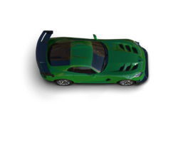 Muscle car isolated on background. 3d rendering - illustration png